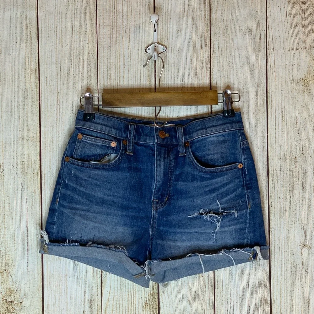 Madewell High Rise Denim Shorts
